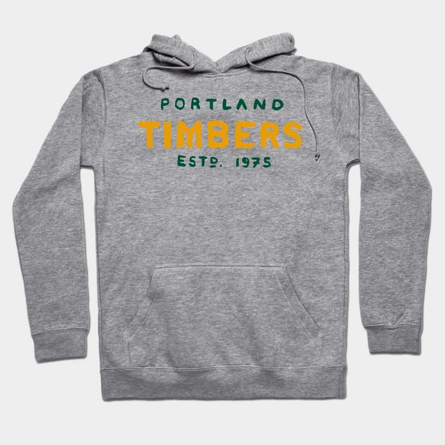 Portland Timbeeeers 16 Hoodie by Very Simple Graph